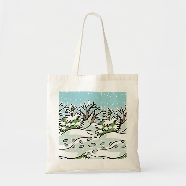A Snowy Forest - Tote Bag (Front)