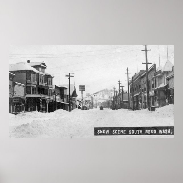 A Snowy Scene Poster (Front)