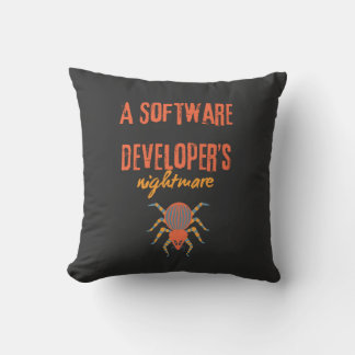 A software developers nightmare funny  cushion
