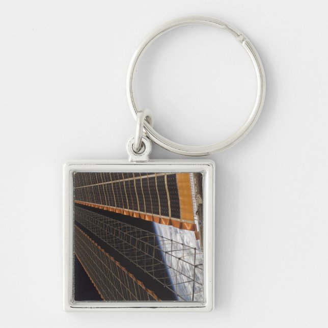 A solar array wing key ring (Front)