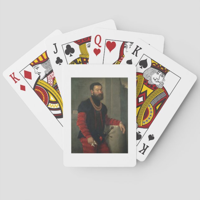 A Soldier Playing Cards (Back)