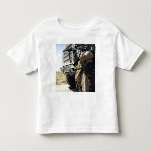 A soldier provides security for Marines Toddler T-Shirt