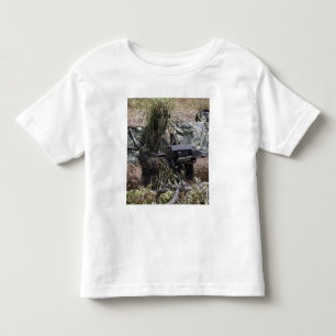 A soldier with MK-19 grenade launcher Toddler T-Shirt