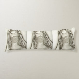 A Solemn Jesus Body Cushion