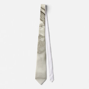 A Solemn Jesus Tie