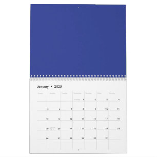 A solid blue background with no other visible elem calendar