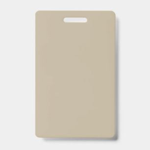 A solid brown background with a smooth, uniform te ID badge