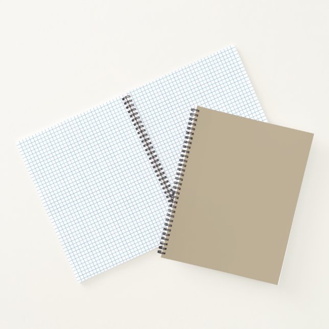 A solid brown background with a smooth, uniform te notebook (Inside)