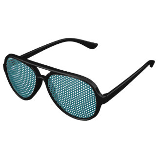 A solid teal colour fills the entire image aviator sunglasses