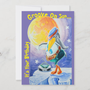 A Son's Birthday Greetings CardFlat Thank You Card