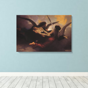 A Soul Brought to Heaven by Bouguereau Canvas Print