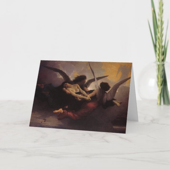 A Soul Brought to Heaven by Bouguereau Card (Front)