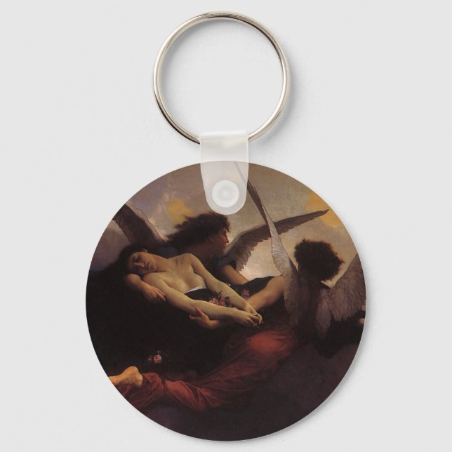 A Soul Brought to Heaven by Bouguereau Key Ring (Front)