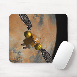 A Spacecraft Orbiting Mars. Mouse Pad