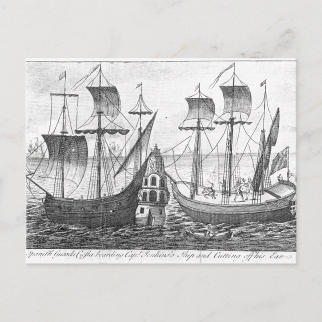 A Spanish 'Guarda Costa' Postcard (Front)