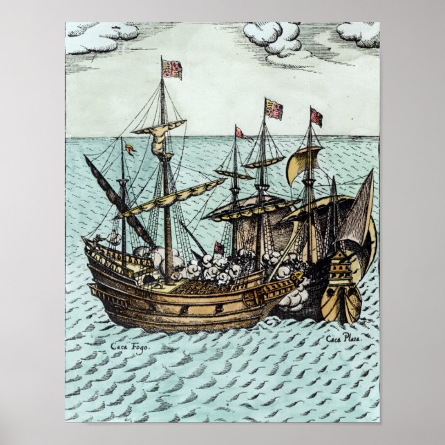 A Spanish Treasure Ship Poster (Front)