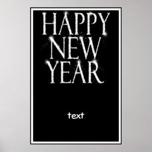 A Sparkling Happy New Year Poster