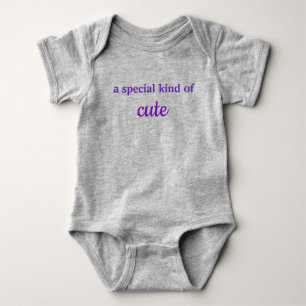 A special kind of cute baby bodysuit