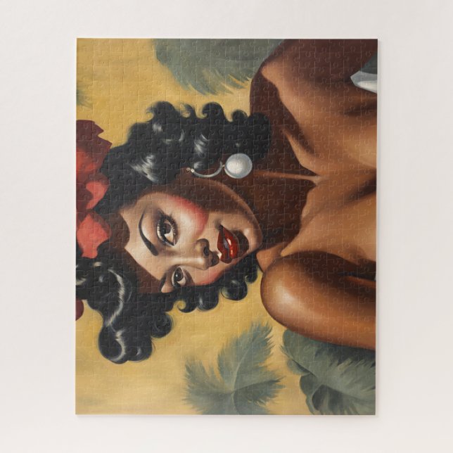 A special lady jigsaw puzzle (Vertical)