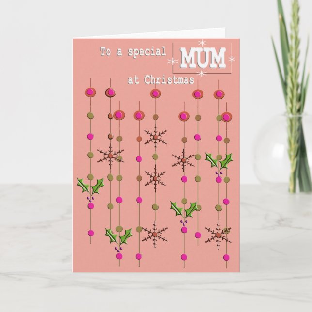 A special person MUM CHRISTMAS Card (Front)