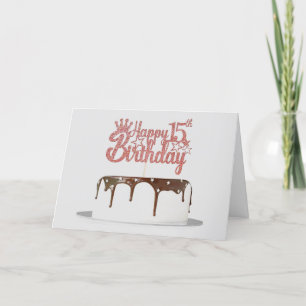 A SPECIAL TEENAGER ON **15th** BIRTHDAY CARD