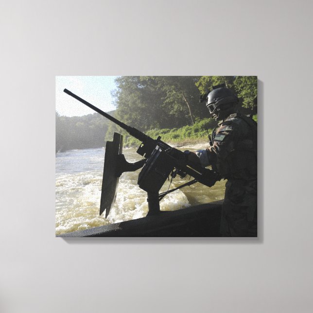 A Special Warfare Combatant-craft Crewman Canvas Print (Front)