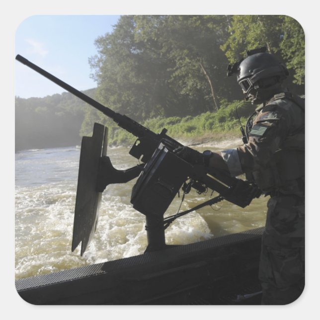 A Special Warfare Combatant-craft Crewman Square Sticker (Front)