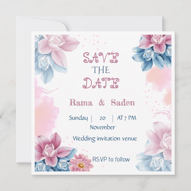 A special wedding invitation (Front)