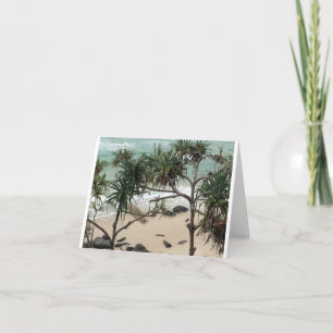 A spectacular ocean view from above. thank you card