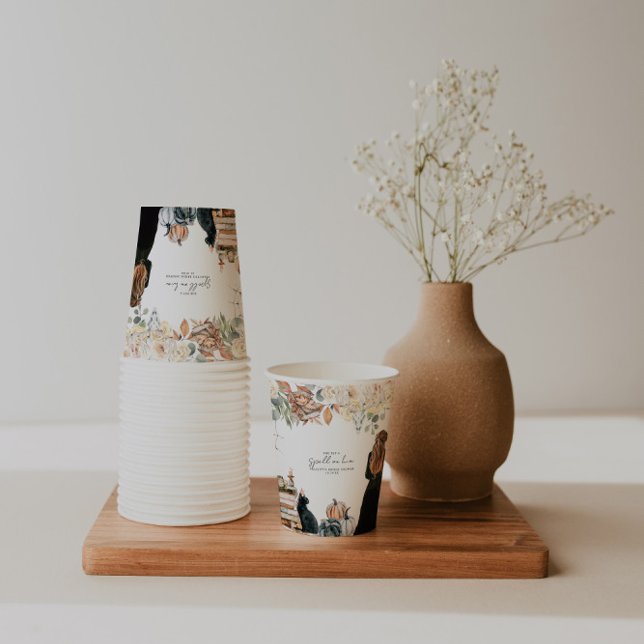 A Spell | Halloween Bridal Shower Paper Cups (Creator Uploaded)