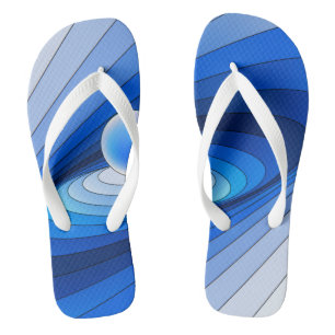 A Sphere Causing A Ripple EffectPair on Flip Flops