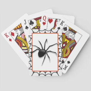 A Spider and his Web Playing Cards