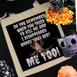 A Spider's Revenge Halloween Tote Bag