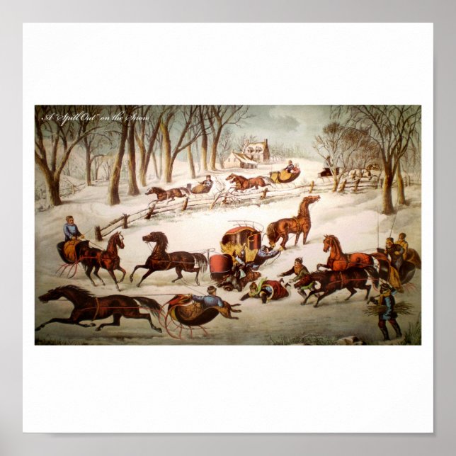 A Spill Out on the Snow Poster (Front)