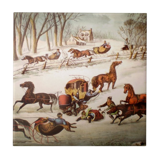 A Spill Out on the Snow Tile (Front)