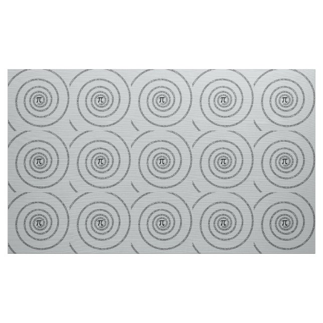 A sPIral for Pi Click Customise Change Grey Colour Fabric (Yard)