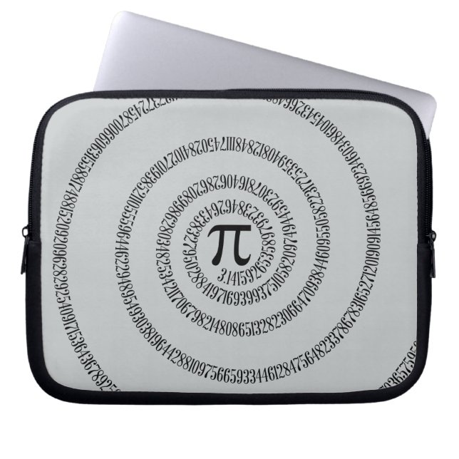 A sPIral for Pi Click Customise Change Grey Colour Laptop Sleeve (Front)