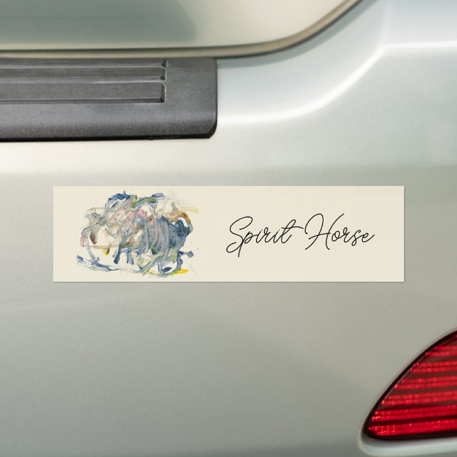A Spirit Horse Through Time by Sarah Rose Bumper S Bumper Sticker (Creator Uploaded)