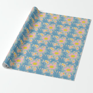 A Splash of Spring Flowers Wrapping Paper