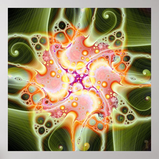 A Splotch of Fairy Magic V 3  Art Print (Front)