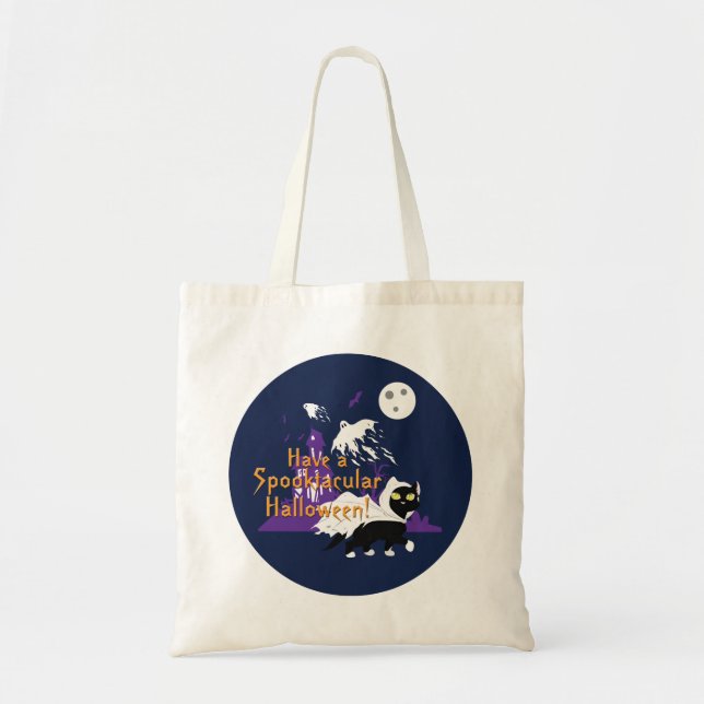 A Spooktacular Halloween Tote Bag (Front)