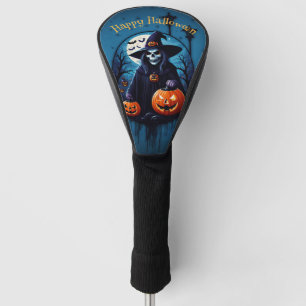 A spooky Halloween scene Golf Head Cover