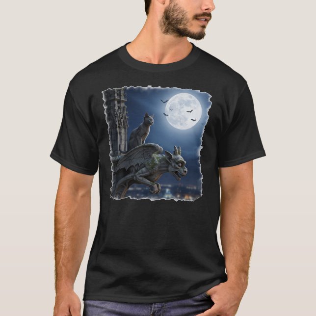 A spooky night in Paris T-Shirt (Front)