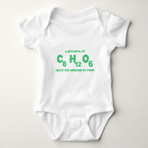 A Spoonful of C6H12O6 Helps the Medicine Go Down Baby Bodysuit