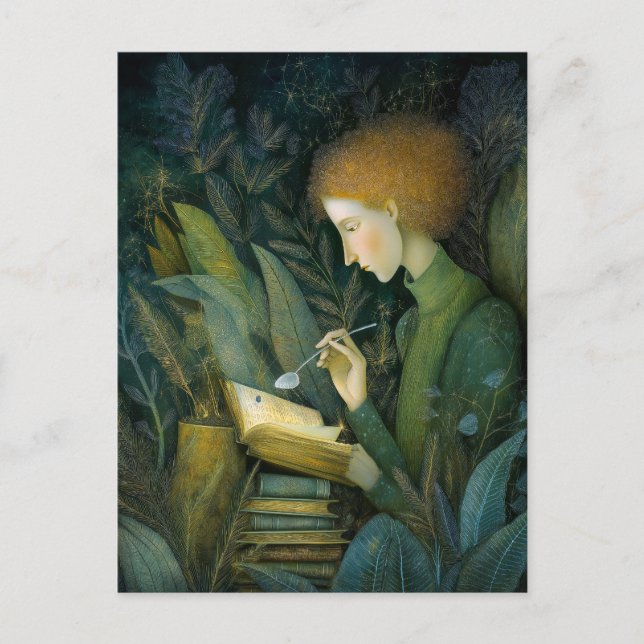 A Spoonful of Silence for the Hungry Postcard (Front)