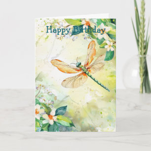A Spring Dragonfly Card