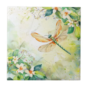 A Spring Dragonfly Tile