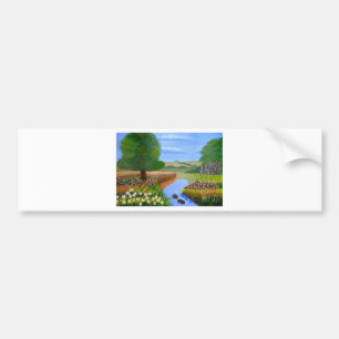 A Spring Stream Bumper Sticker