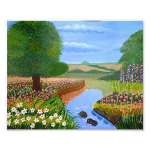 A Spring Stream Photo Print