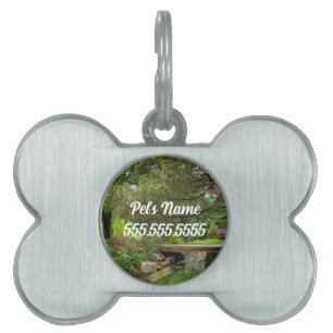 A Spring Stroll Pet ID Tag